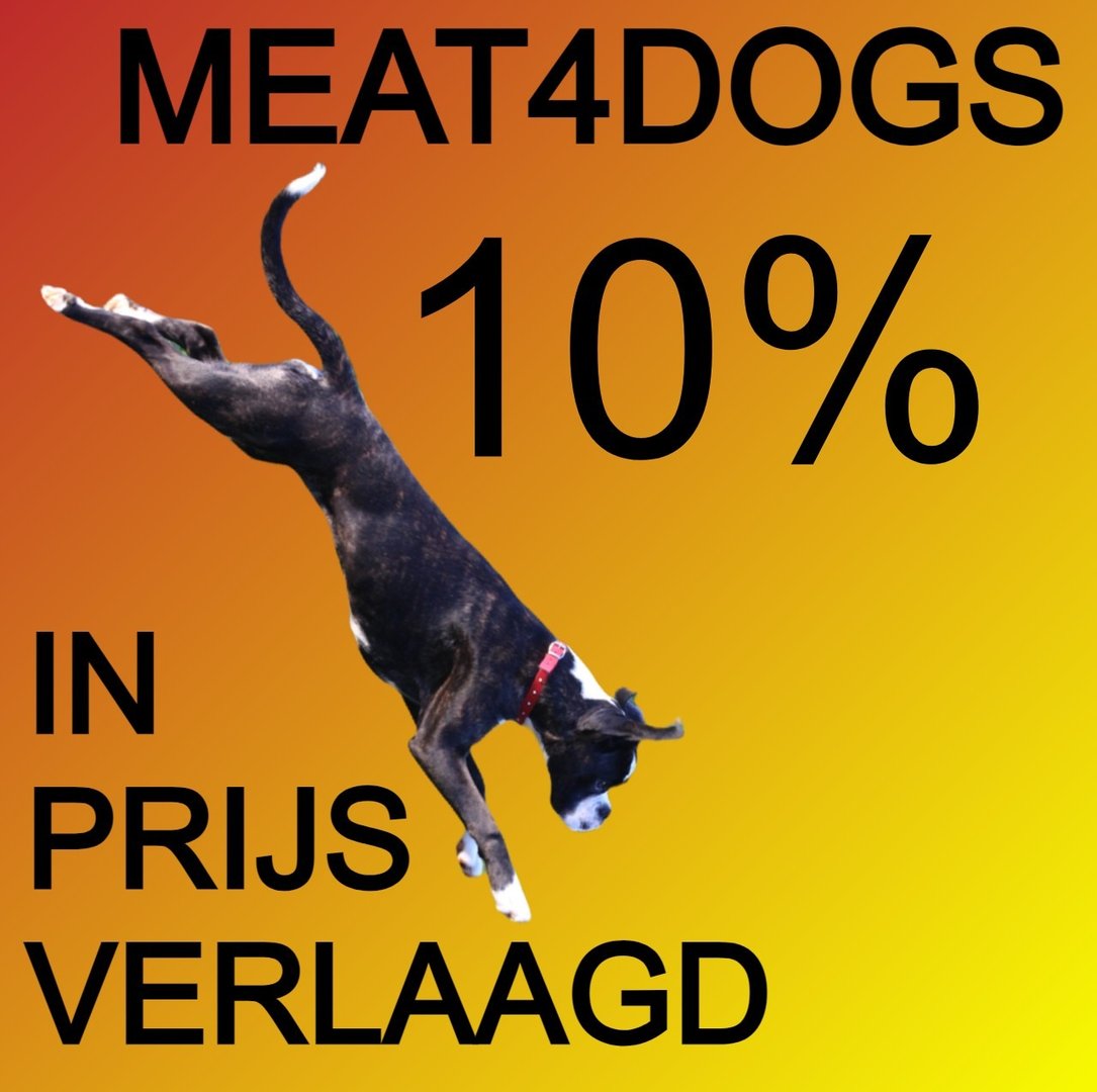 10% KORTING MEAT4DOGS